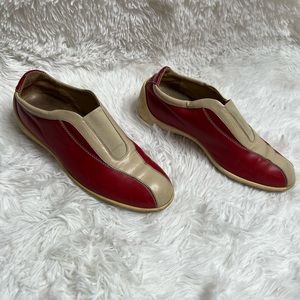 Tod’s Red Leather Trainers